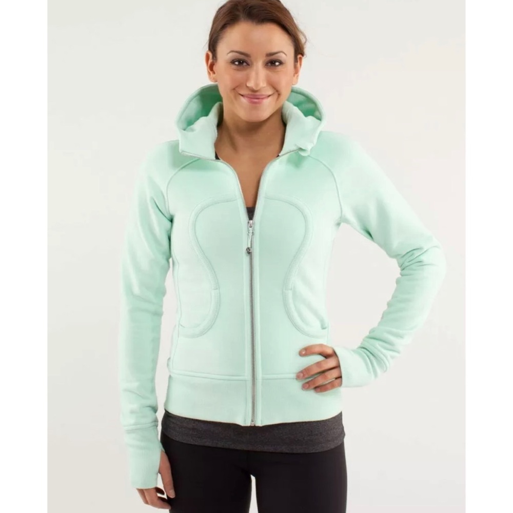 Lululemon Scuba Hoodie Full Zip in Mint  Size 4